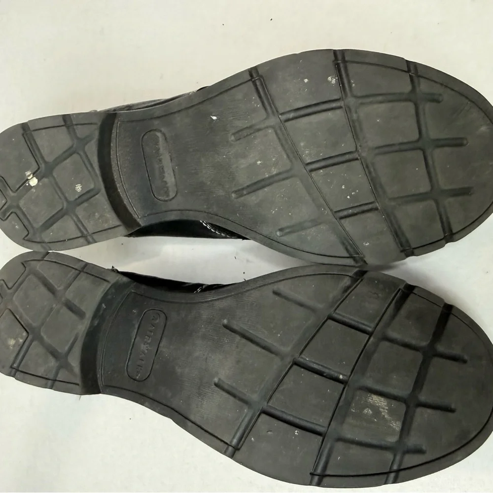 Vintage Y2K Airwalk Black Leather Lace-Up Work Shoes – Women’s 8 - Picture 9 of 9